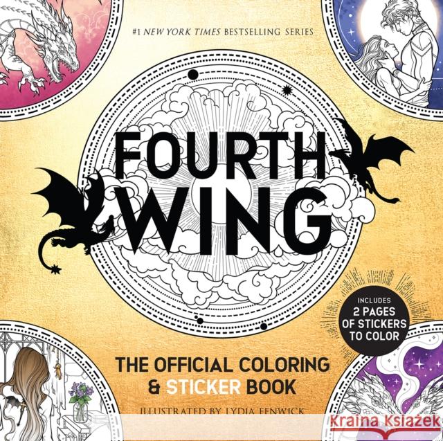 Fourth Wing: The Official Coloring and Sticker Book Lydia Fenwick 9780486856278 Dover Publications - książka