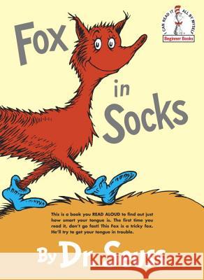 Fox in Socks Dr Seuss 9780394800387 Random House Children's Books - książka