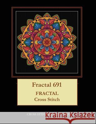 Fractal 691: Fractal Cross Stitch Pattern Cross Stitch Collectibles Kathleen George 9781726262781 Createspace Independent Publishing Platform - książka