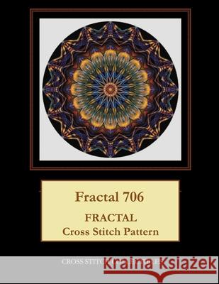 Fractal 706: Fractal Cross Stitch Pattern Cross Stitch Collectibles Kathleen George 9781727890105 Createspace Independent Publishing Platform - książka