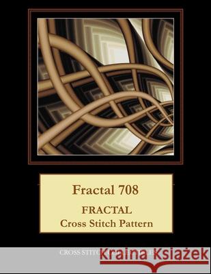 Fractal 708: Fractal Cross Stitch Pattern Cross Stitch Collectibles Kathleen George 9781727890204 Createspace Independent Publishing Platform - książka