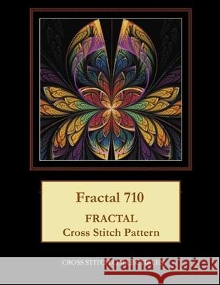 Fractal 710: Fractal Cross Stitch Pattern Cross Stitch Collectibles Kathleen George 9781729732632 Createspace Independent Publishing Platform - książka
