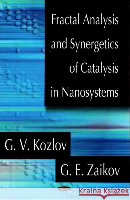 Fractal Analysis & Synergetics of Catalysis in Nanosystems G V Kozlov 9781604563641 Nova Science Publishers Inc - książka