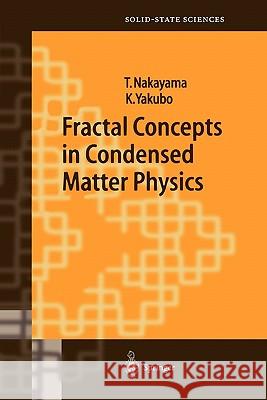 Fractal Concepts in Condensed Matter Physics Tsuneyoshi Nakayama, Kousuke Yakubo 9783642057113 Springer-Verlag Berlin and Heidelberg GmbH &  - książka