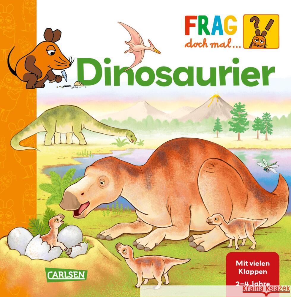 Frag doch mal ... die Maus: Dinosaurier Klose, Petra 9783551253576 Carlsen - książka