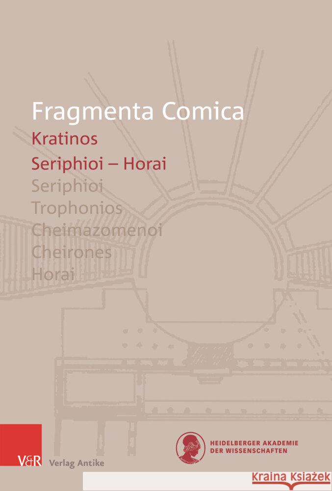 Fragmenta Comica: Kratinos Seriphioi - Horai Fiorentini, Leonardo 9783949189609 Vandenhoeck & Ruprecht - książka