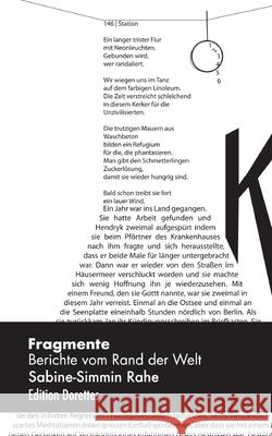 Fragmente: Berichte vom Rand der Welt Sabine-Simmin Rahe 9783755733515 Books on Demand - książka