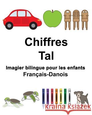 Français-Danois Chiffres/Tal Imagier bilingue pour les enfants Carlson, Suzanne 9781981816019 Createspace Independent Publishing Platform - książka