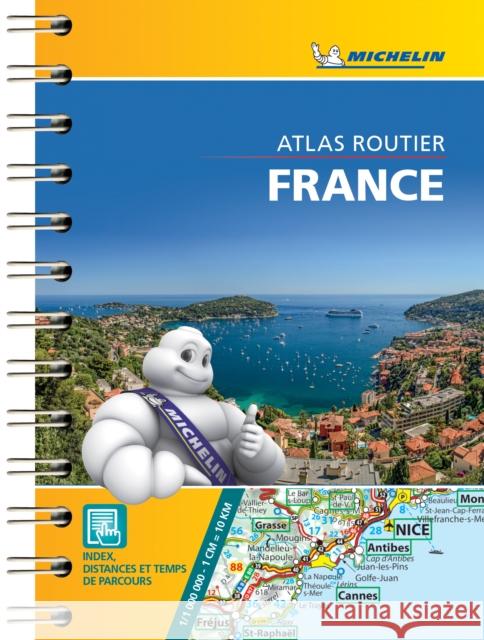 France - Mini Atlas: Mini Atlas Spiral Michelin 9782067235939 Michelin Editions des Voyages - książka