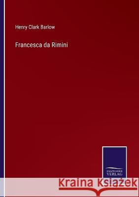 Francesca da Rimini Henry Clark Barlow 9783375132569 Salzwasser-Verlag - książka