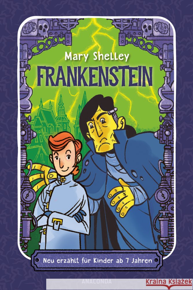 Frankenstein. Neu erzählt für Kinder ab 7 Jahren Shelley, Mary 9783730615355 Anaconda - książka