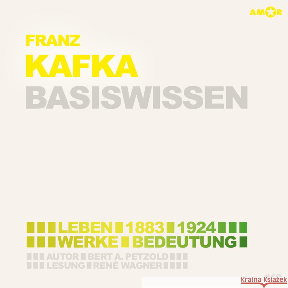 Franz Kafka (2 CDs) - Basiswissen Petzold, Bert Alexander 9783947161737 Amor Verlag - książka