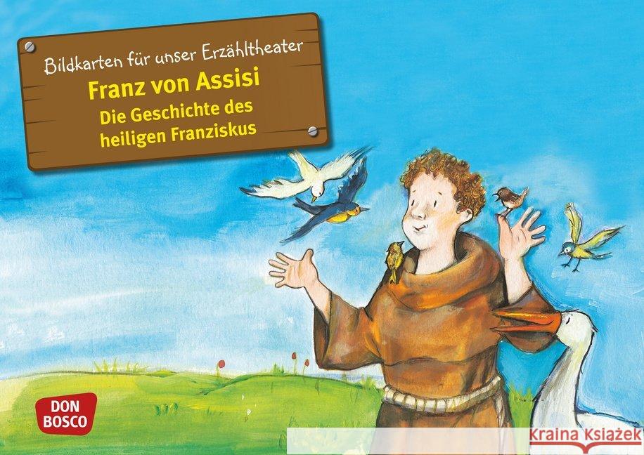 Franz von Assisi - Die Geschichte des heiligen Franziskus, Kamishibai Bildkartenset : Entdecken. Erzählen. Begreifen. Herrmann, Bettina, Wittmann, Sybille 4260179511523 Don Bosco Medien - książka