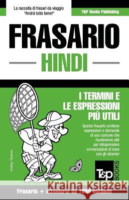 Frasario Italiano-Hindi e dizionario ridotto da 1500 vocaboli Andrey Taranov 9781786168412 T&p Books - książka