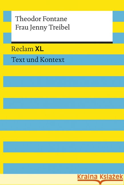 Frau Jenny Treibel : Textausgabe mit Kommentar und Materialien Fontane, Theodor 9783150191613 Reclam, Ditzingen - książka