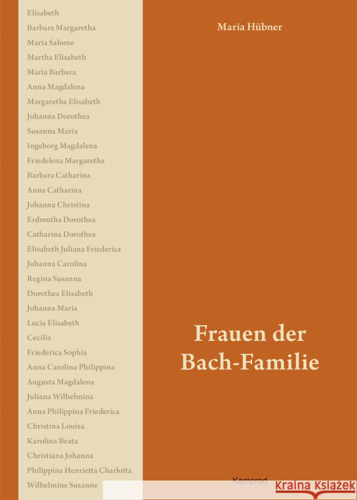 Frauen der Bach-Familie Hübner, Maria 9783957556622 Reinhold - książka