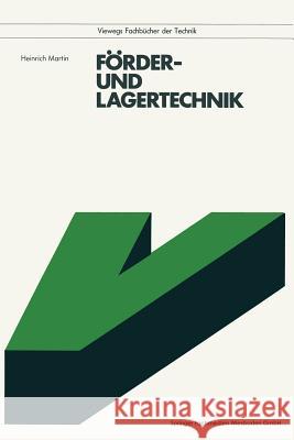 Förder- Und Lagertechnik Martin, Heinrich 9783528040666 Springer - książka