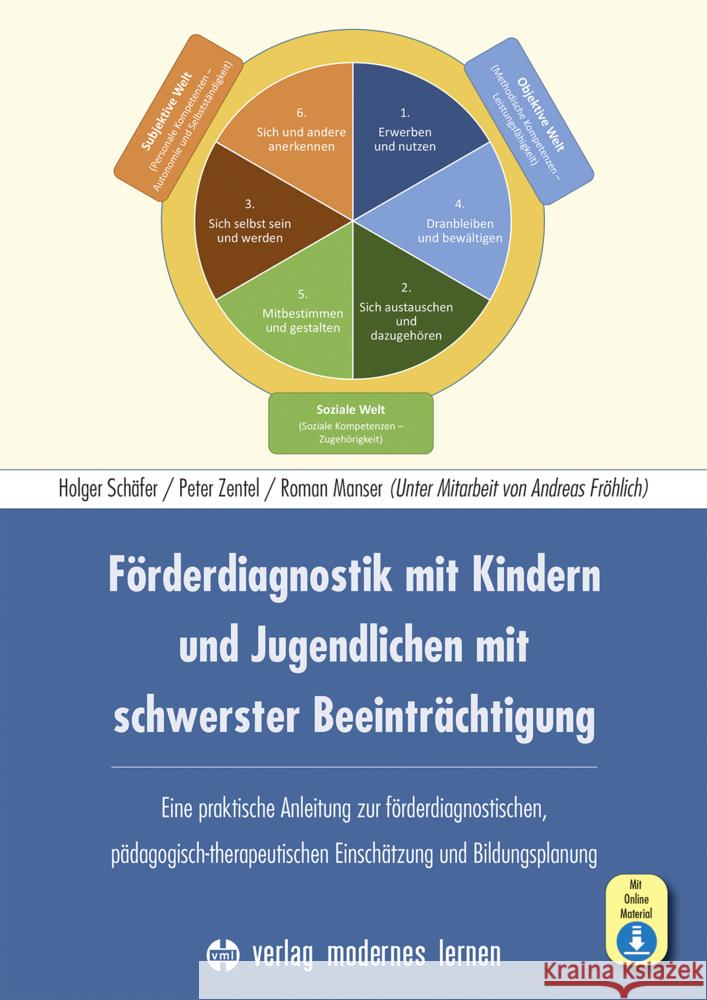 Förderdiagnostik mit Kindern und Jugendlichen mit schwerster Beeinträchtigung, m. 1 Online-Zugang Schäfer, Holger, Zentel, Peter, Manser, Roman 9783808008737 Verlag modernes Lernen - książka