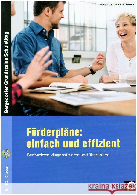 Förderpläne - einfach und effizient, m. CD-ROM : Beobachten, diagnostizieren und überprüfen (5. bis 10. Klasse) Krumwiede-Steiner, Franziska 9783403203131 Persen Verlag in der AAP Lehrerfachverlage Gm - książka