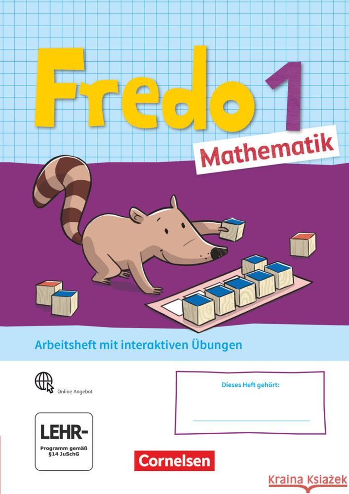 Fredo - Mathematik - Ausgabe A - 2021 - 1. Schuljahr Arbeitsheft mit interaktiven Übungen auf scook.de - Mit Stickerbogen Balins, Mechtilde, Dürr, Rita, Franzen-Stephan, Nicole 9783060846764 Cornelsen Verlag - książka