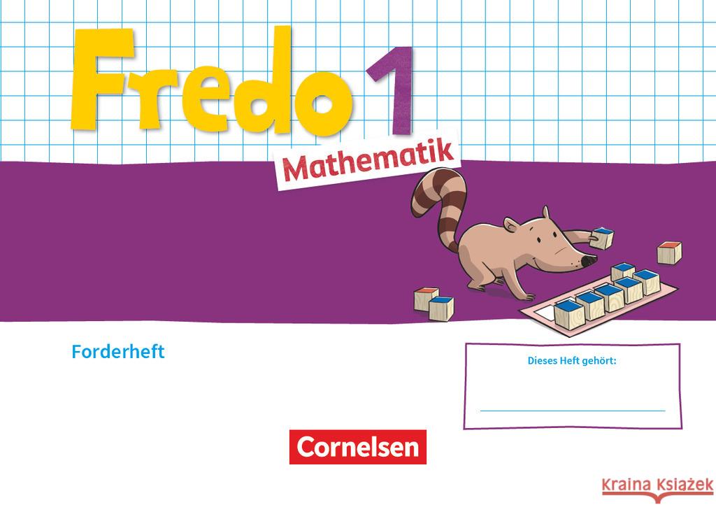 Fredo - Mathematik - Ausgabe A - 2021 - 1. Schuljahr Forderheft  9783060846788 Cornelsen Verlag - książka