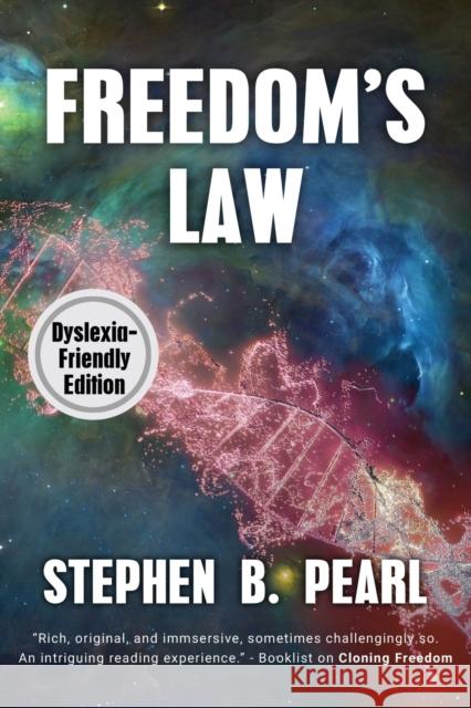 Freedom's Law (dyslexia-formatted edition) Stephen Pearl 9781928011620 Brain Lag - książka