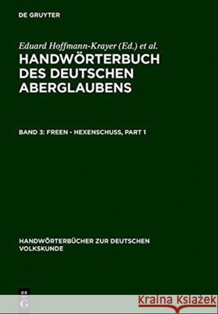 Freen - Hexenschuß  9783110065916 De Gruyter - książka