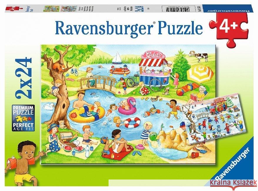 Freizeit am See (Kinderpuzzle)  4005556050574 Ravensburger Verlag - książka