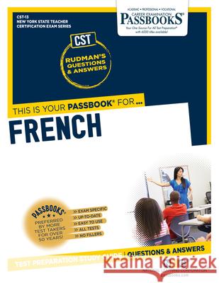 French (CST-13): Passbooks Study Guide Corporation, National Learning 9781731882134 National Learning Corp - książka