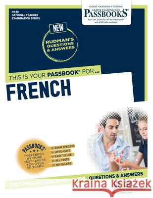 French (NT-19): Passbooks Study Guide Corporation, National Learning 9781731884299 National Learning Corp - książka