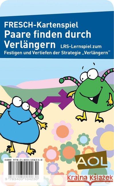 FRESCH-Kartenspiel: Paare finden durch Verlängern (Kartenspiel) : LRS-Lernspiel zum Festigen und Vertiefen der Strategie 