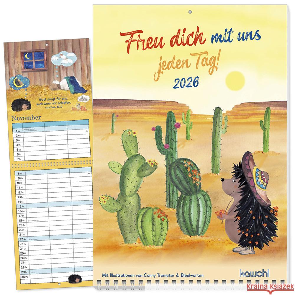 Freu dich mit uns jeden Tag 2026  9783754845769 Kawohl - książka