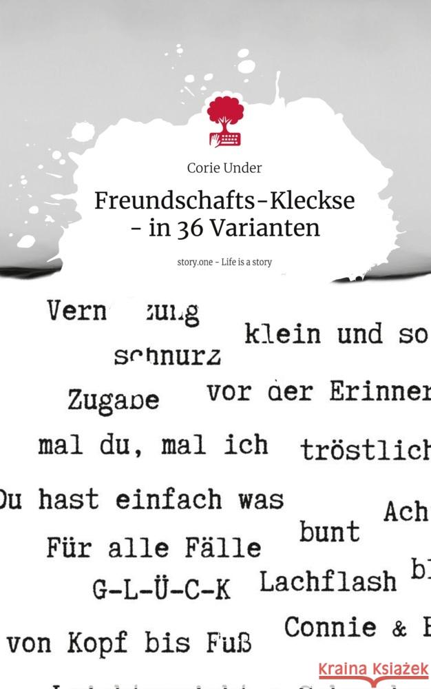 Freundschafts-Kleckse - in 36 Varianten. Life is a Story - story.one Under, Corie 9783711577092 story.one publishing - książka