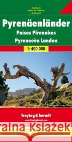 Freytag & Berndt Autokarte Pyrenäenländer. Paises Pirenaicos. Pyreneeen Landen;  Pyrenean region; Pays Pyrénées; Paesi dei Pirenei : Cityplan, Touristische Informationen, Ortsregister mit Postleitzahl  9783707907490 FREYTAG-BERNDT - książka