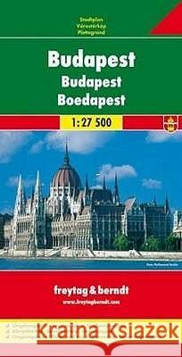 Freytag & Berndt Stadtplan Budapest Stadtplan 1:27.500. Boedapest : Umgebungskarte, Innenstadtplan, Straßenverzeichnis  9783850841238 FREYTAG-BERNDT - książka