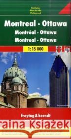 Freytag & Berndt Stadtplan Montreal, Ottawa : Touristische Informationen, Straßenverzeichnis, Öffentliche Verkehrsmittel    9783707911756 Freytag-Berndt u. Artaria - książka
