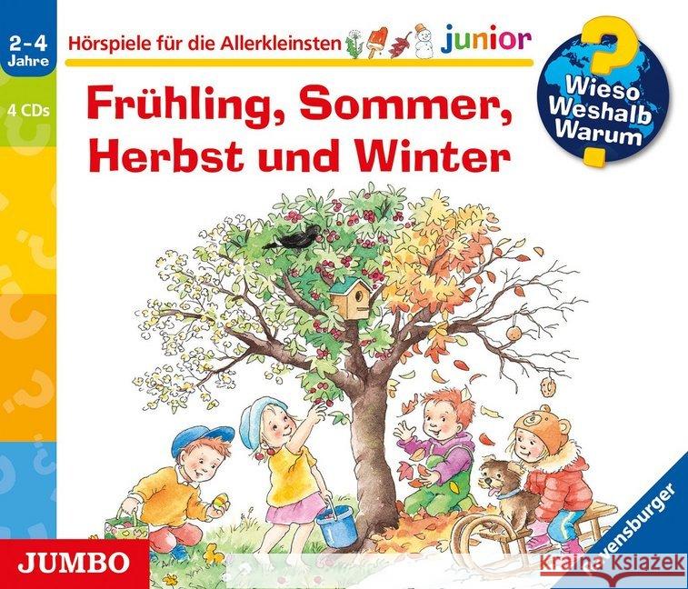 Frühling, Sommer, Herbst und Winter, 4 Audio-CDs : Hörspiel Erne, Andrea 9783833739392 Jumbo Neue Medien - książka