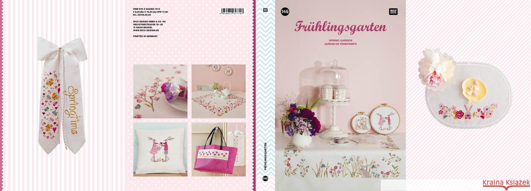 Frühlingsgarten. Spring Garden. Jardin de Printemps Jungmann, Annette 4050051627707 RICO-Design tap - książka