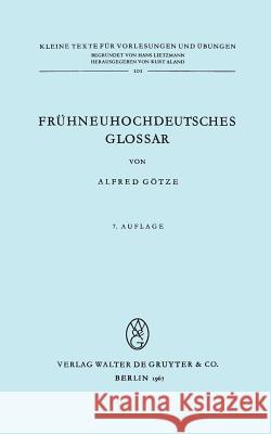 Frühneuhochdeutsches Glossar No Contributor 9783110035278 Gruyter - książka