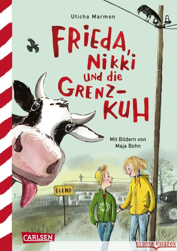 Frieda, Nikki und die Grenzkuh Marmon, Uticha 9783551559432 Carlsen - książka