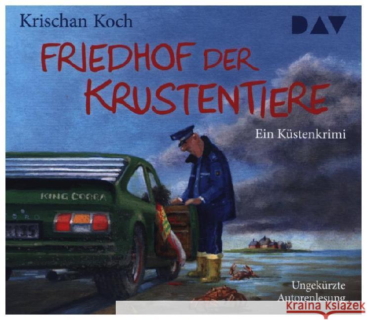 Friedhof der Krustentiere. Ein Küstenkrimi, 5 Audio-CD : Ungekürzte Autorenlesung mit Krischan Koch (5 CDs), Lesung. CD Standard Audio Format Koch, Krischan 9783742413758 Der Audio Verlag, DAV - książka