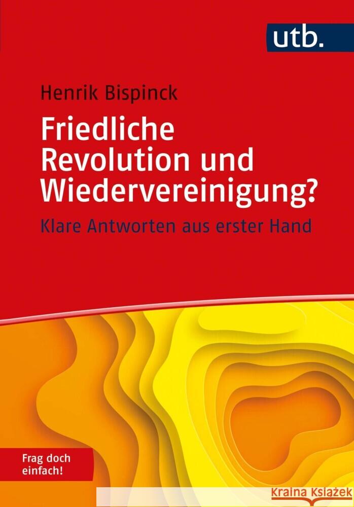 Friedliche Revolution und Wiedervereinigung? Frag doch einfach! Bispinck, Henrik 9783825254452 UVK - książka