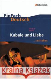 Friedrich Schiller 'Kabale und Liebe'  9783140225311 Schöningh im Westermann - książka