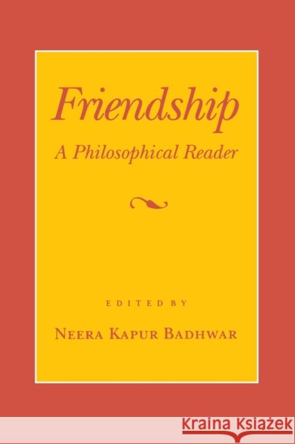 Friendship: Ben Jonson and the Discourses of Censorship Badhwar, Neera Kapur 9780801480973 Cornell University Press - książka