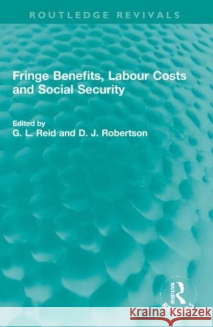 Fringe Benefits, Labour Costs and Social Security  9781032027180 Taylor & Francis Ltd - książka