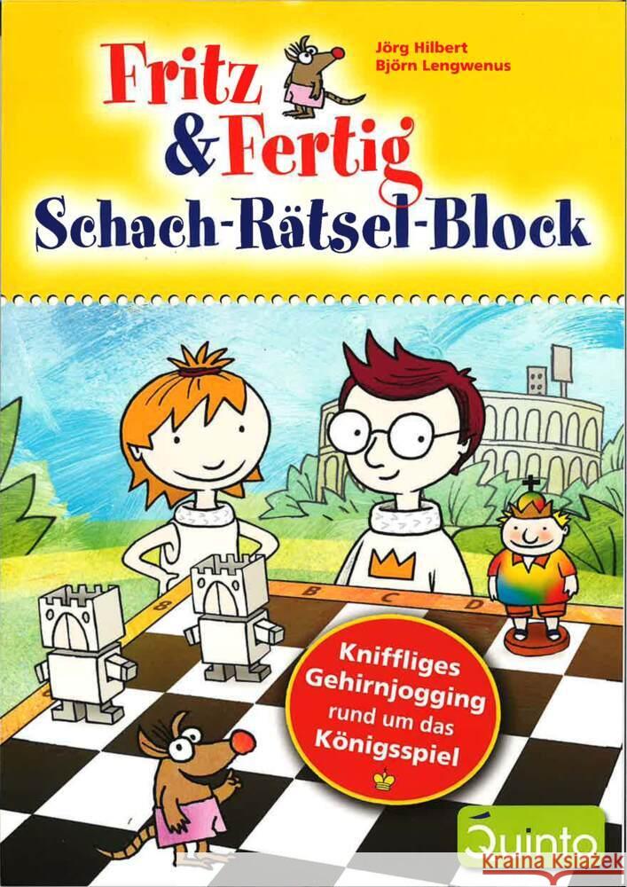 Fritz&Fertig Schach-Rätselblock Lengwenus, Björn, Hilbert, Jörg 9783866819399 ChessBase - książka