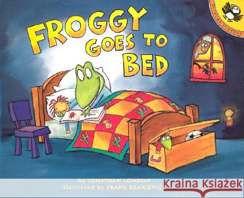 Froggy Goes to Bed Jonathan London Frank Remkiewicz 9780140566574 Puffin Books - książka