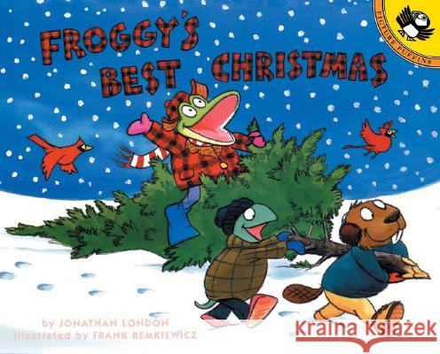 Froggy's Best Christmas Jonathan London Frank Remkiewicz 9780140567359 Puffin Books - książka
