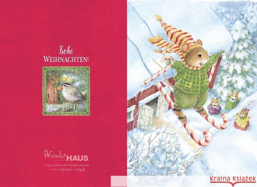 Frohe Weihnachten!, Weihnachtskarten-Set  9783946693444 Wunderhaus Verlag - książka