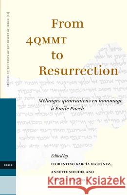 From 4qmmt to Resurrection: Mélanges Qumraniens En Hommage À Émile Puech García Martínez, Florentino 9789004152526 Brill Academic Publishers - książka